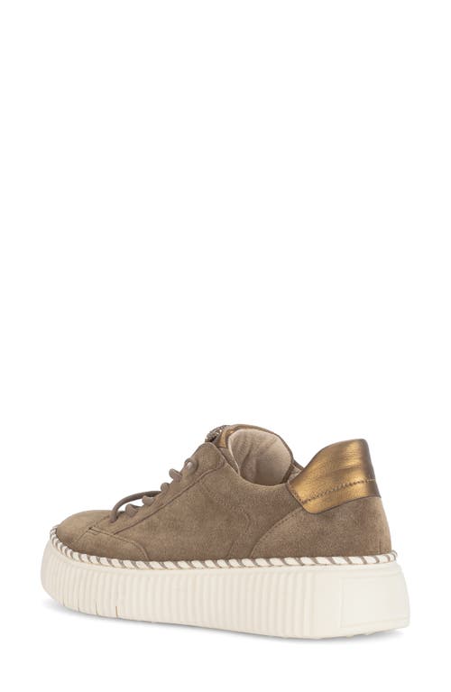 Gabor Low Top Sneaker In Animal Print