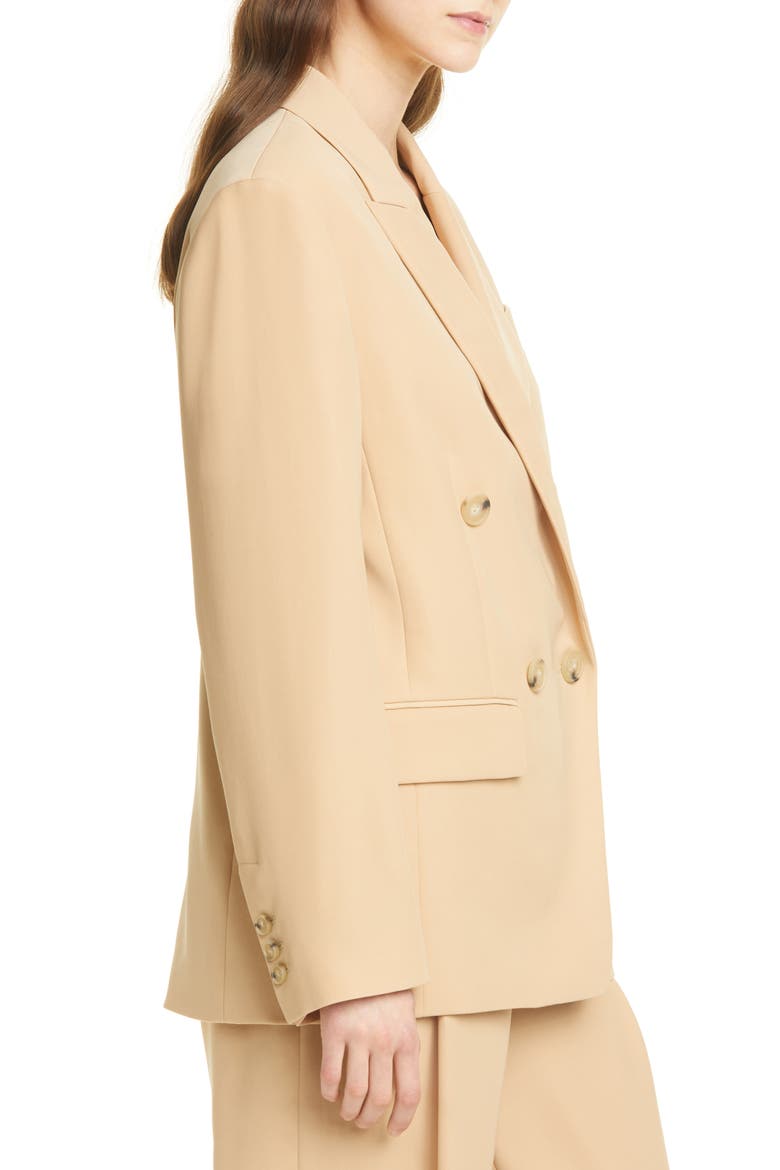 Double Breasted Jacket, Alternate, color, SAND DOLLAR
