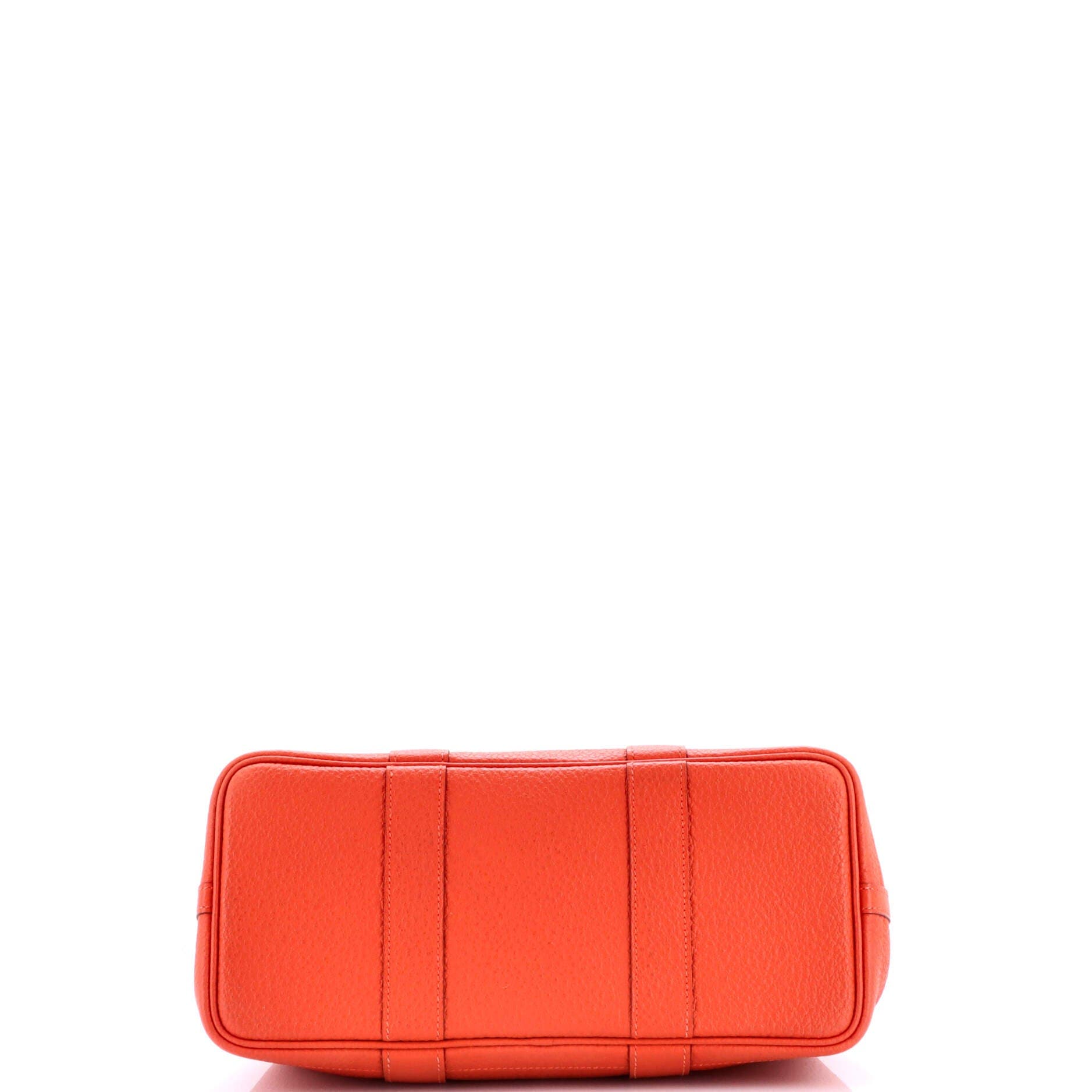 Pre-Owned Hermes Garden Party Tote Leather 30, Alternate, color, Rouge Duchesse