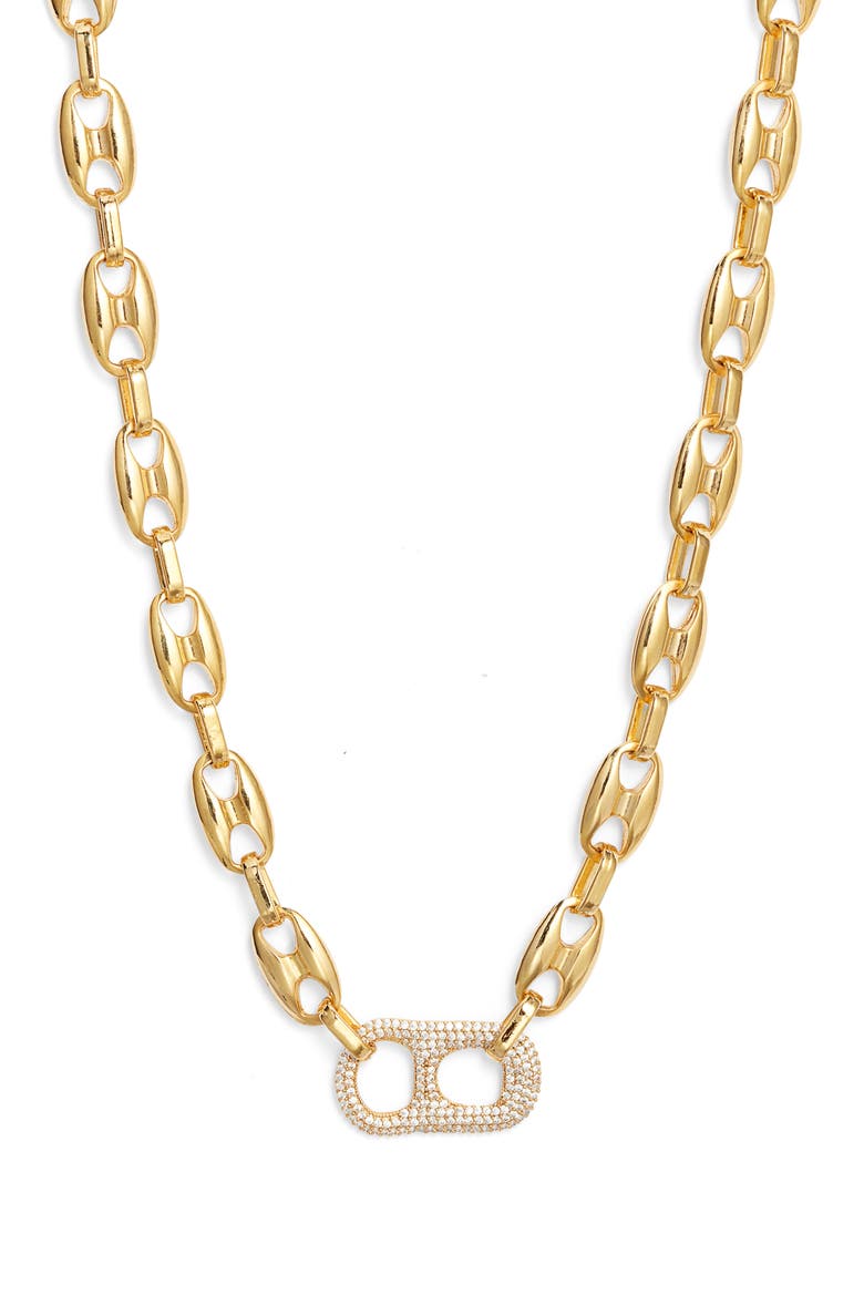 Soda Pop Necklace, Main, color, GOLD