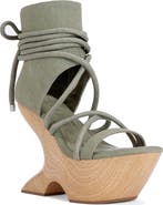 AZALEA WANG Tiziano Floating Heel Platform Sandal
