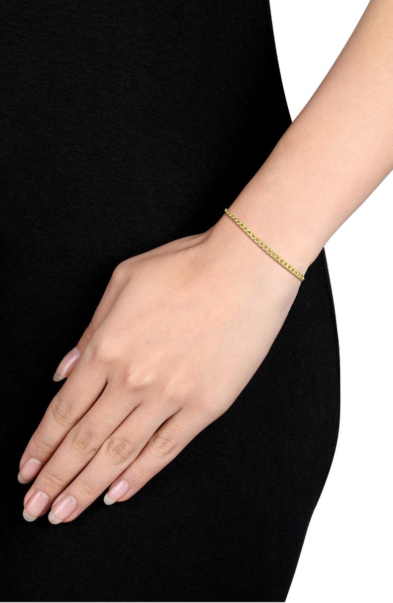 DELMAR Curb Link Bracelet, Alternate, color, 