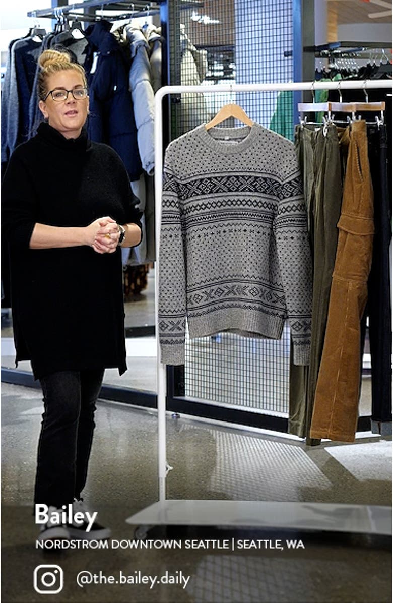 Icelandic Midweight Wool Blend Sweater, sales video thumbnail