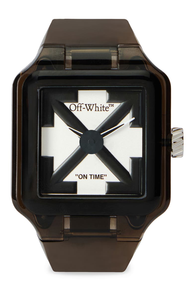 PROTO 01 Quartz Synthetic Watch, 38mm x 45mm, Main, color, BLACK SYNTHETIC