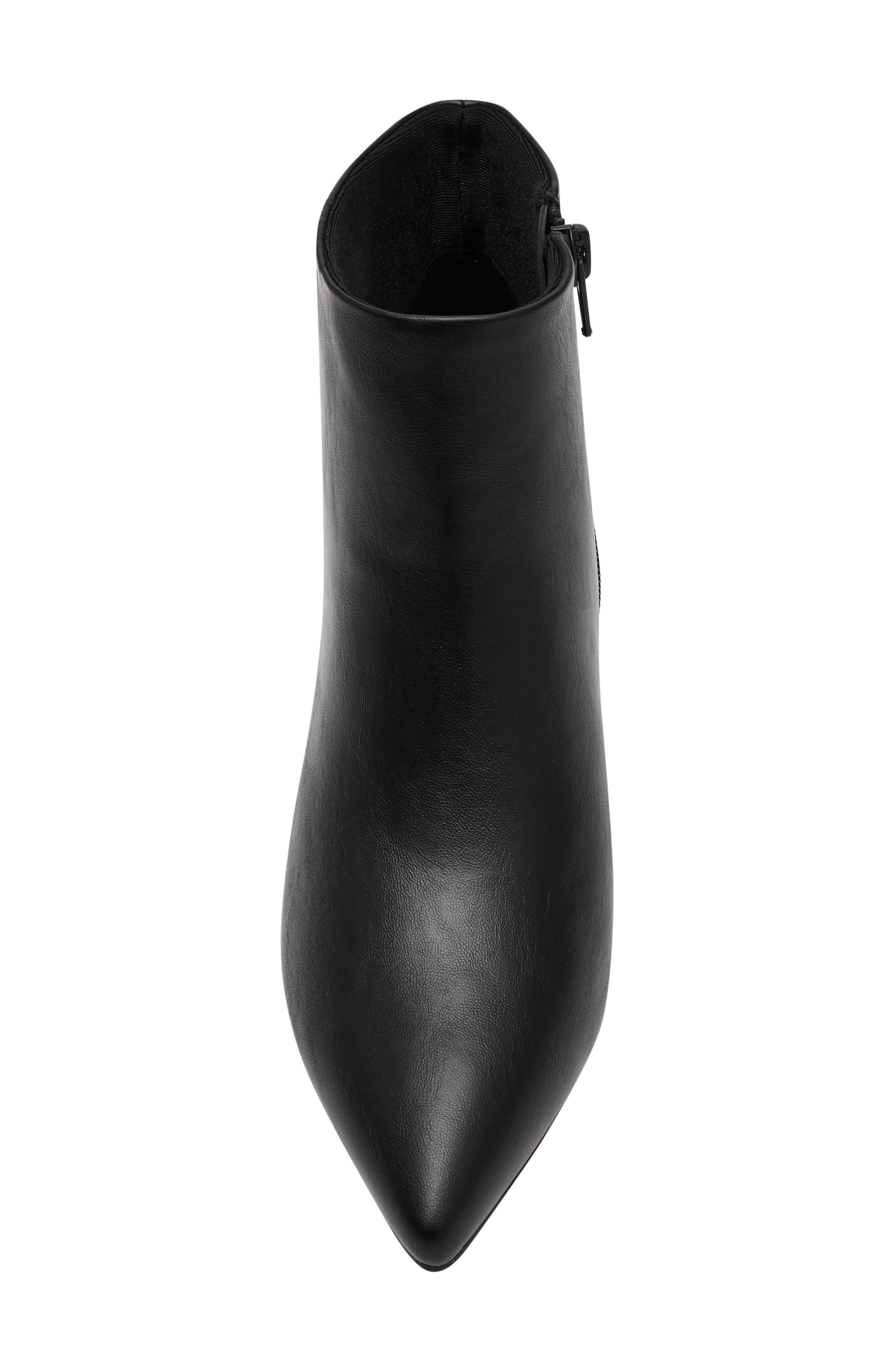 Anne Klein Francesca Kitten Heel Bootie, Alternate, color, Black Pu