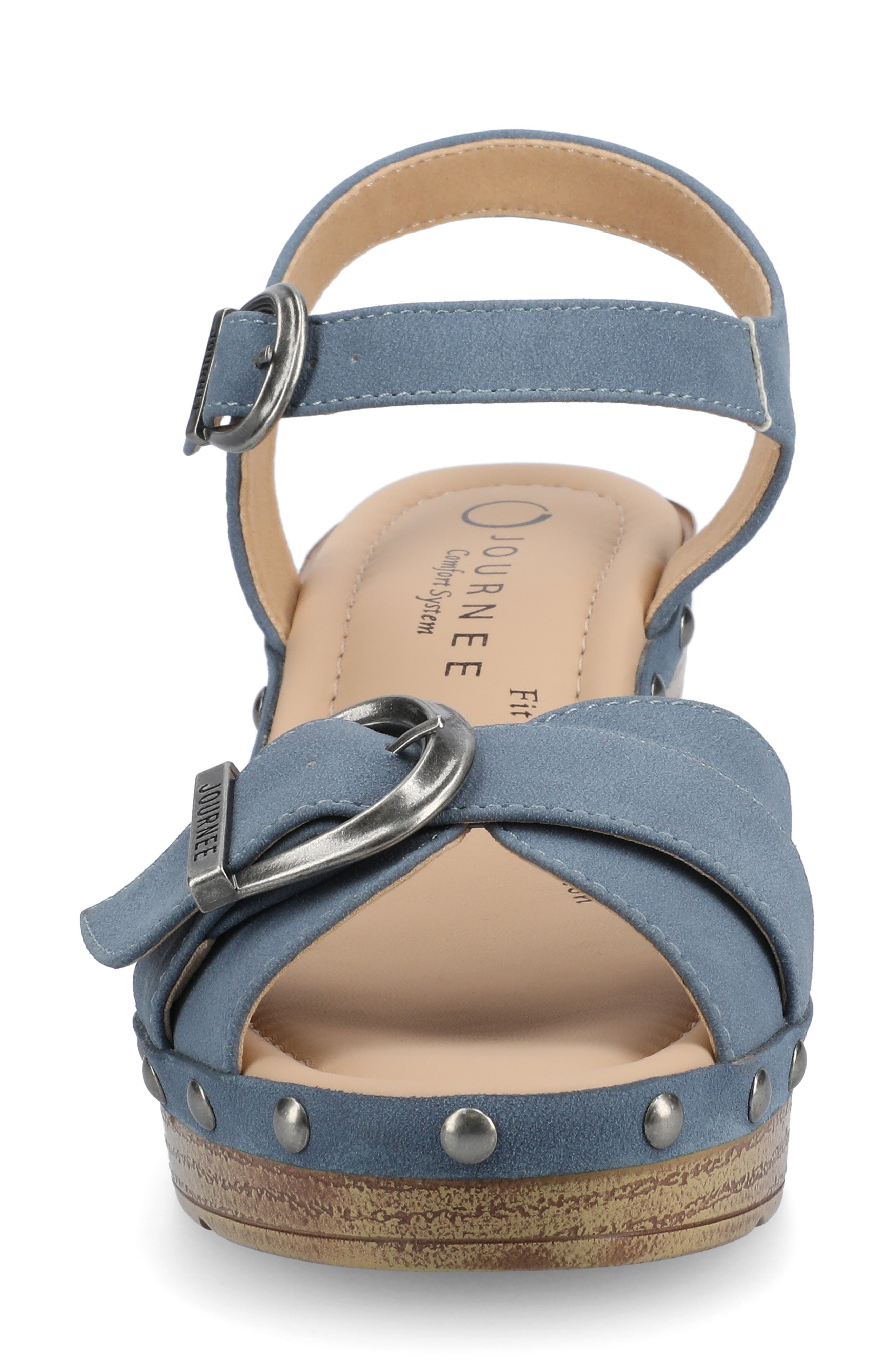 Sisilia Ankle Strap Platform Sandal, Alternate, color, BLUE