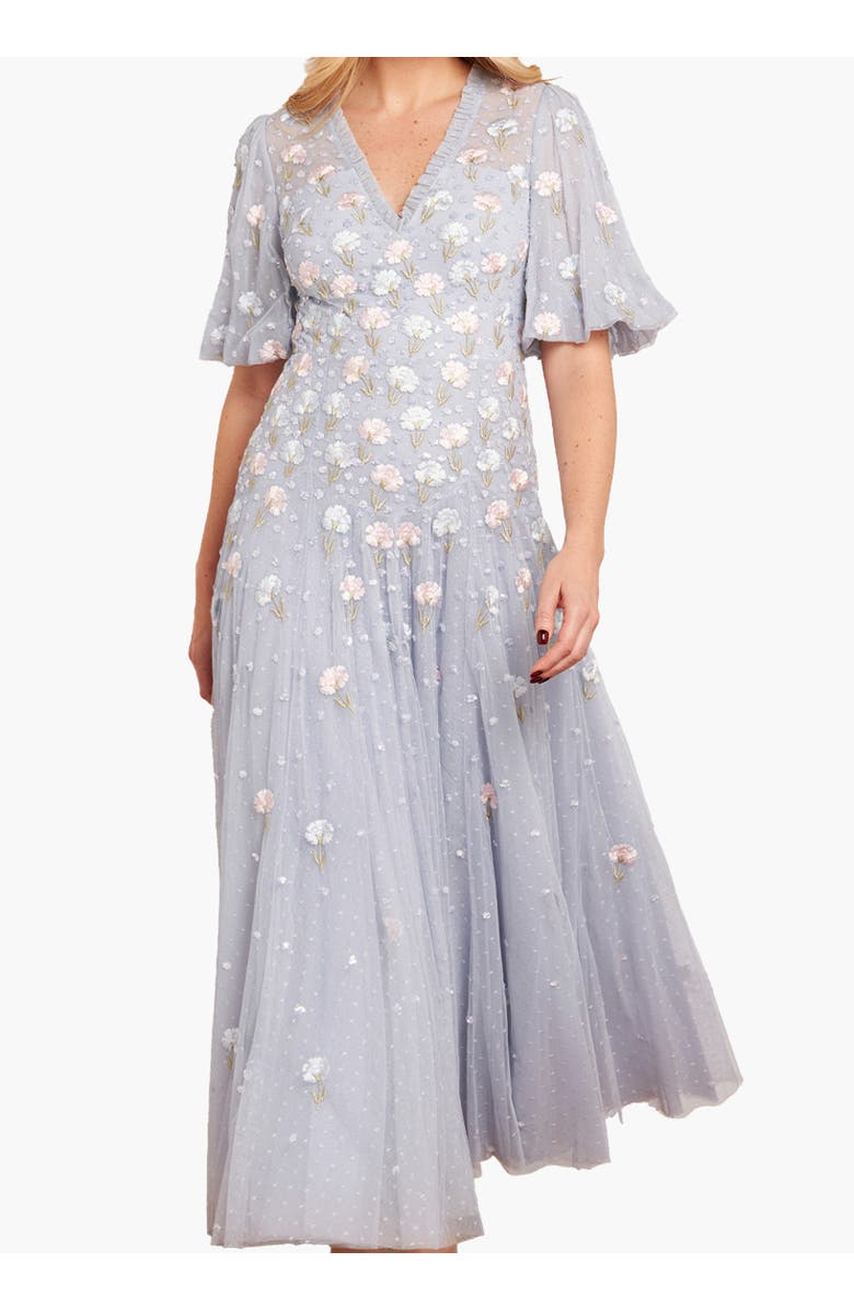 Needle & Thread Dandelion Ditsy Ankle Gown, Alternate, color, Skylight