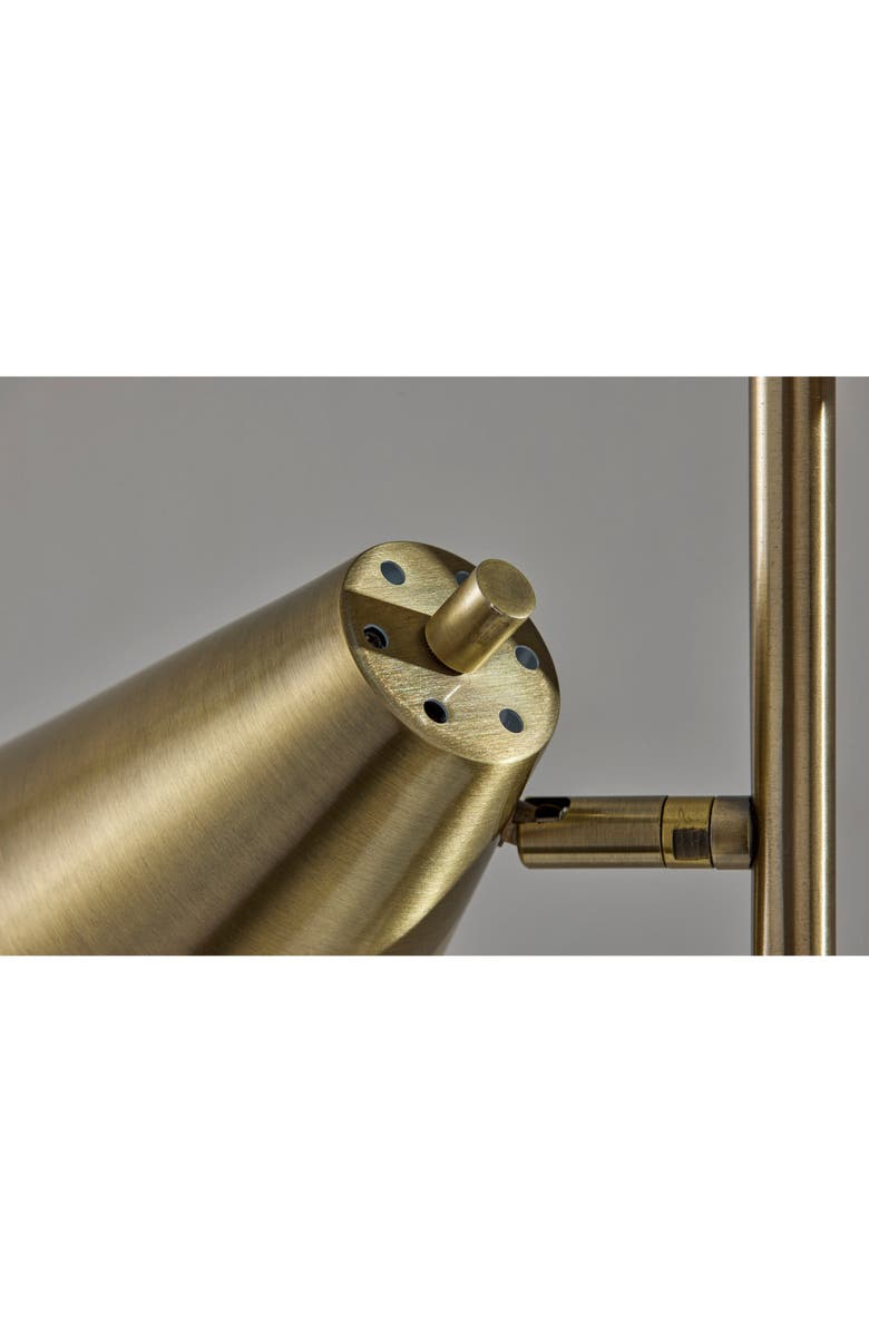 ADESSO LIGHTING Josephine Floor Lamp, Alternate, color, Antique Brass