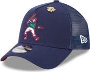 New Era Men's New Era Navy Milwaukee Brewers 2025 Big League Chew A-Frame 9FORTY Adjustable Trucker Hat