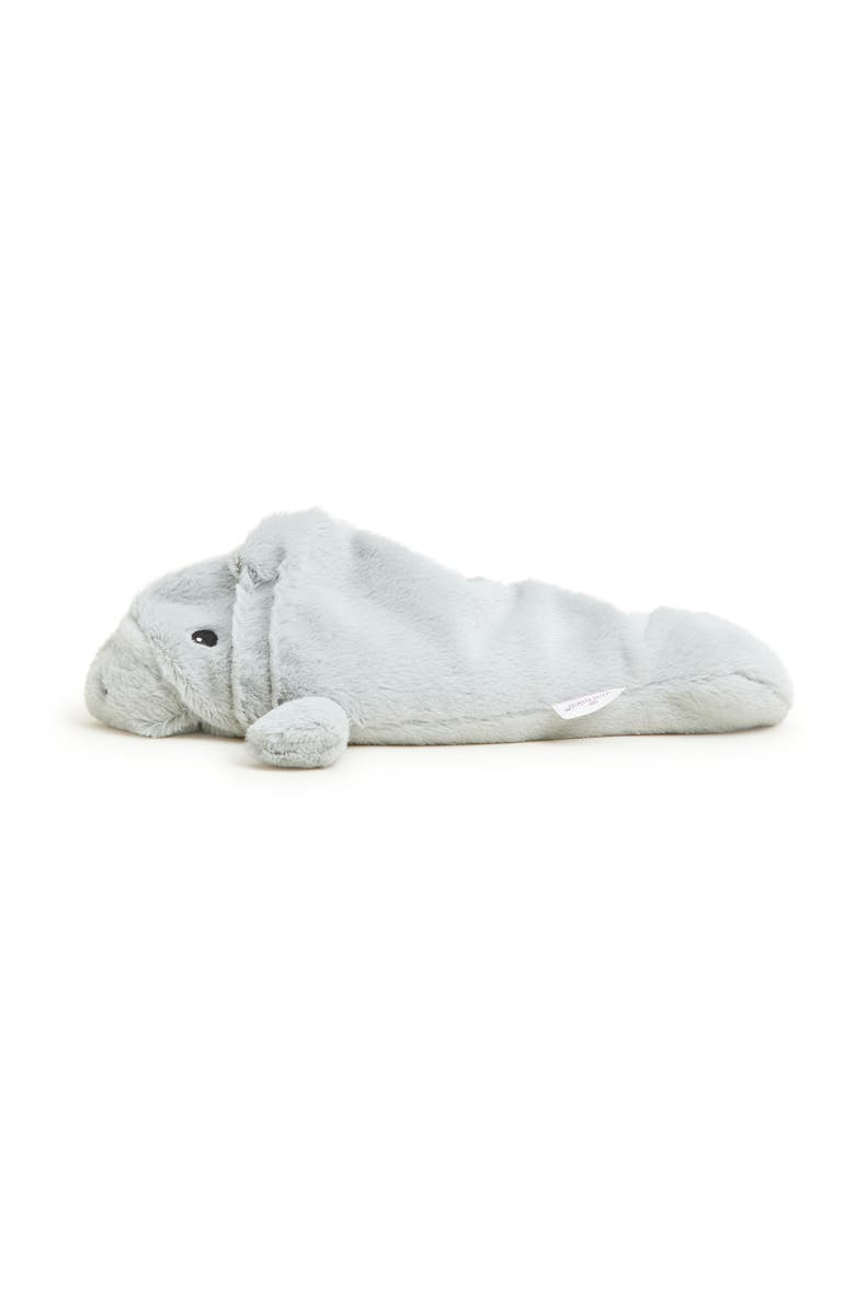 Warmies Manatee Plush Toy, Alternate, color, Medium Gray