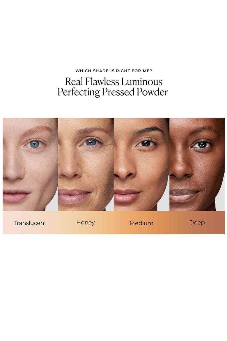 Real Flawless Luminous Perfecting Talc-Free Pressed Powder, Alternate, color, TRANSLUCENT MEDIUM