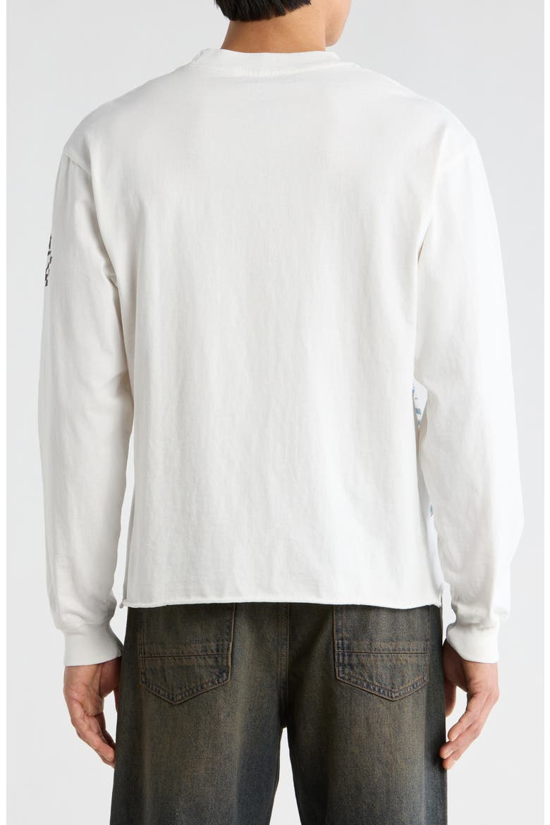 New York Racing Long Sleeve Graphic T-Shirt, Alternate, color, WHITE