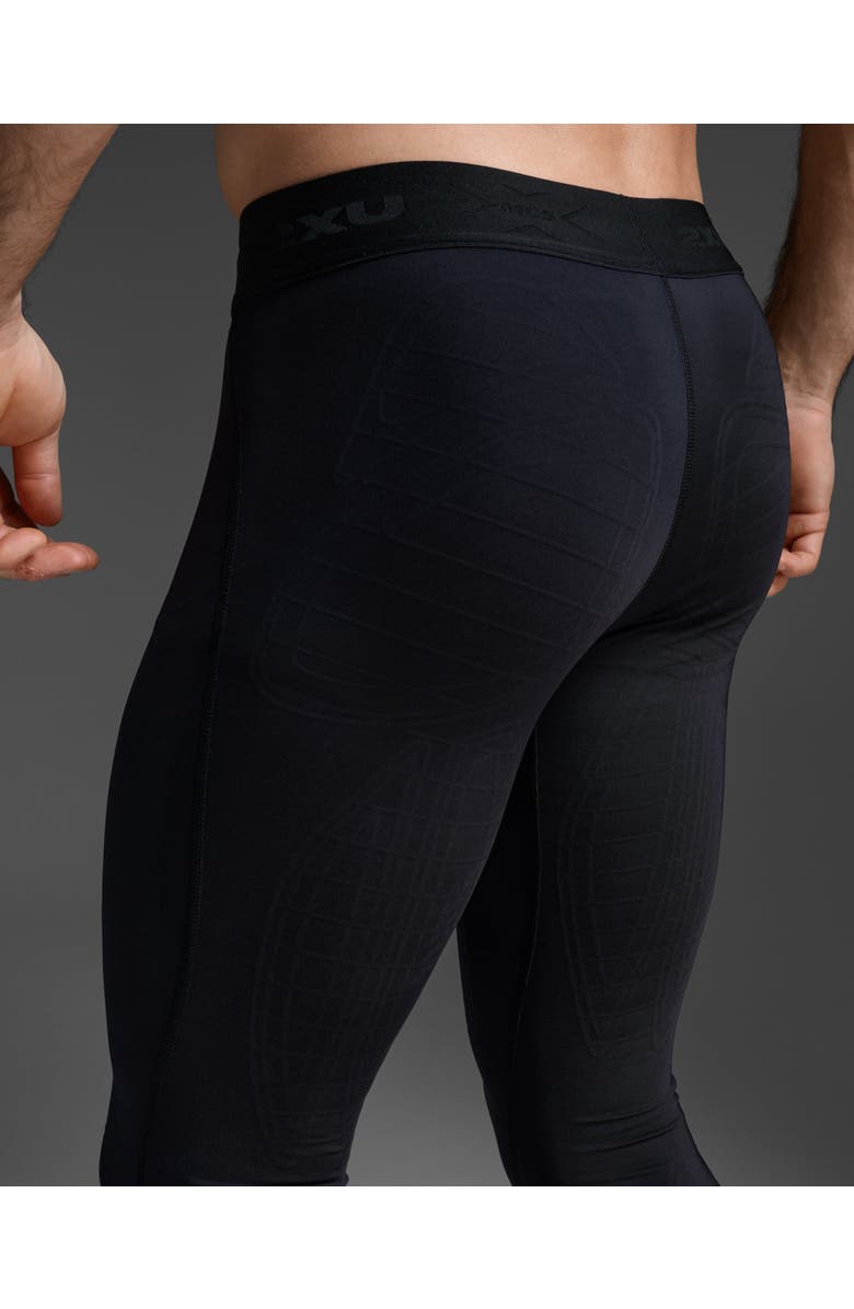 2XU Force Compression Tights, Alternate, color, Black/Nero