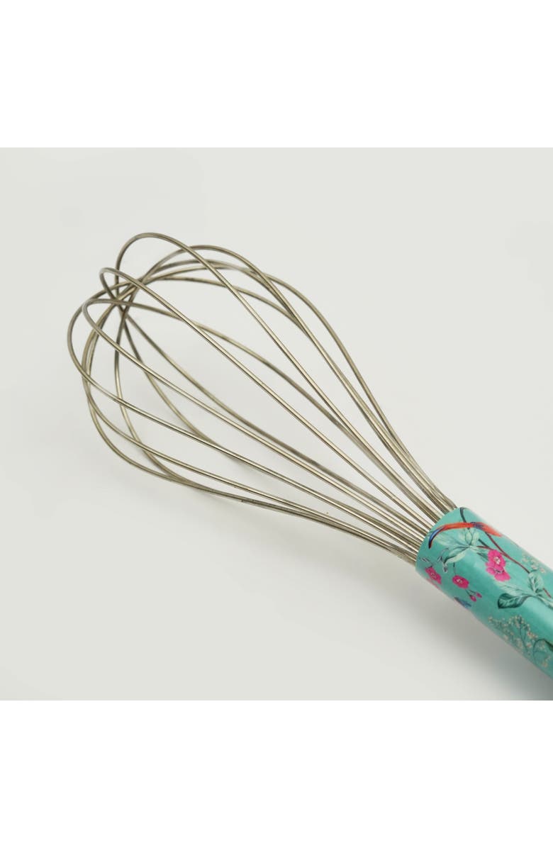 Mela Artisans Aqua Flora Bowl & Whisk Set, Alternate, color, Aqua Flora