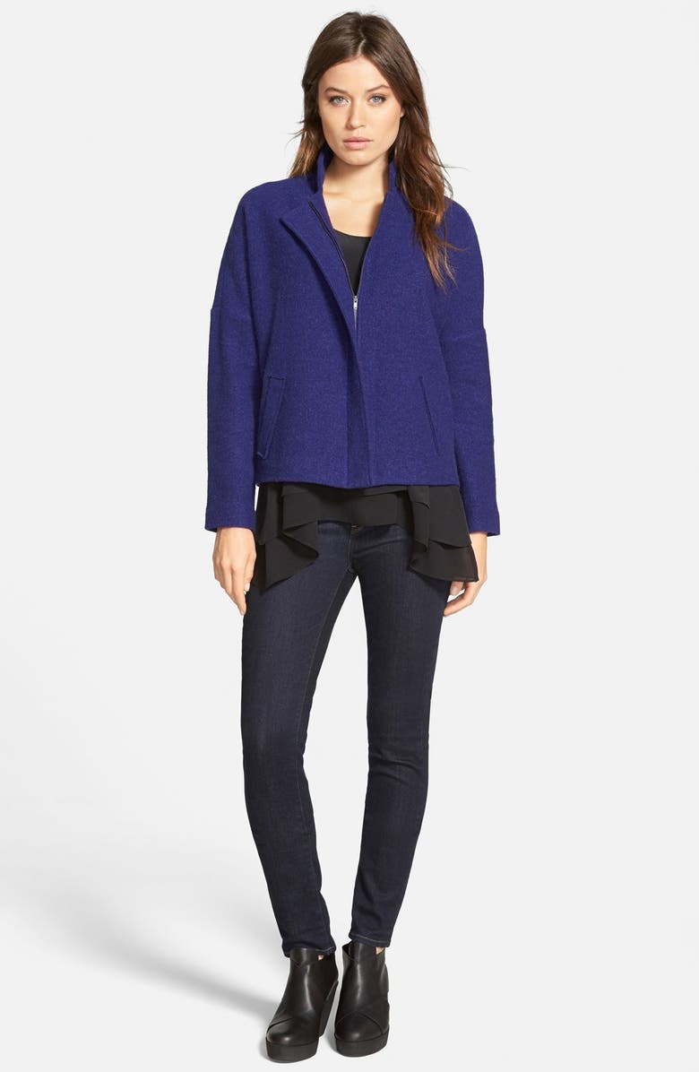 Eileen Fisher Scoop Neck Silk A-Line Tank, Alternate, color, 