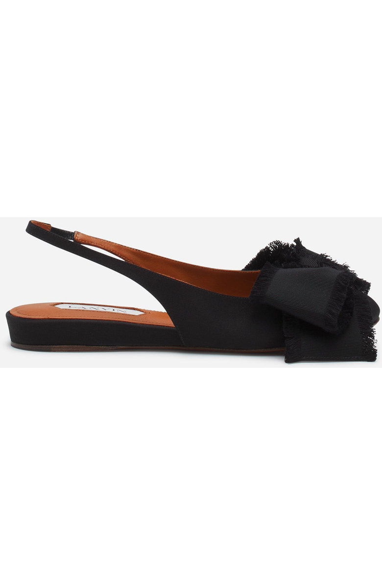 Lanvin Slingback Ballerina Flat In Satin, Main, color,