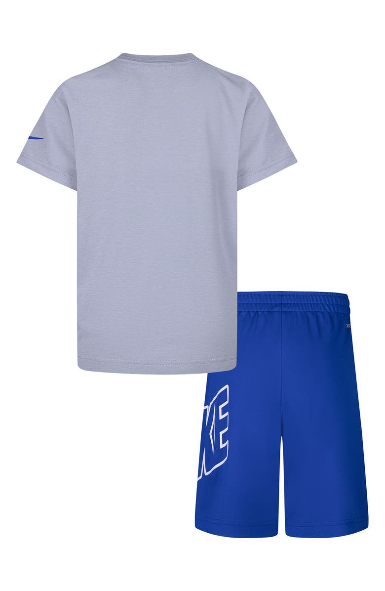 Nike Kids' Dri-FIT Graphic T-Shirt & Shorts Set, Alternate, color, Game Royal