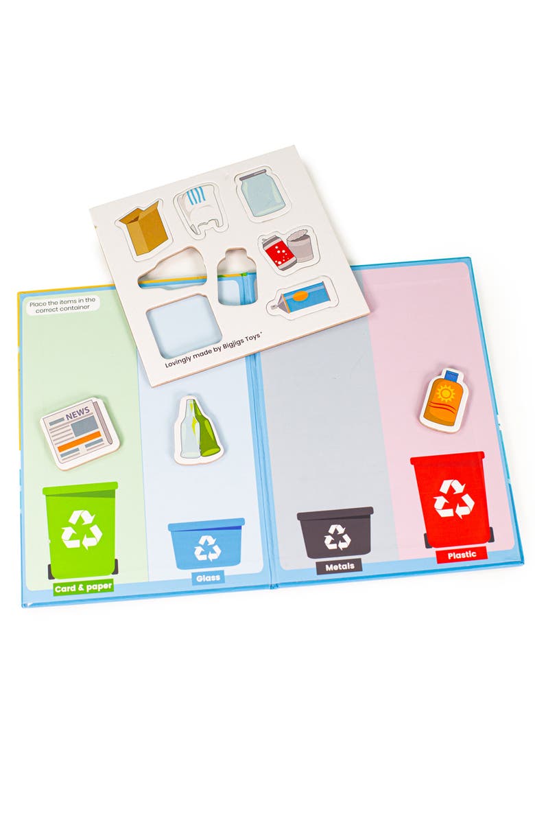 Bigjigs Rail Coastal Clean Up Train Set, Alternate, color,