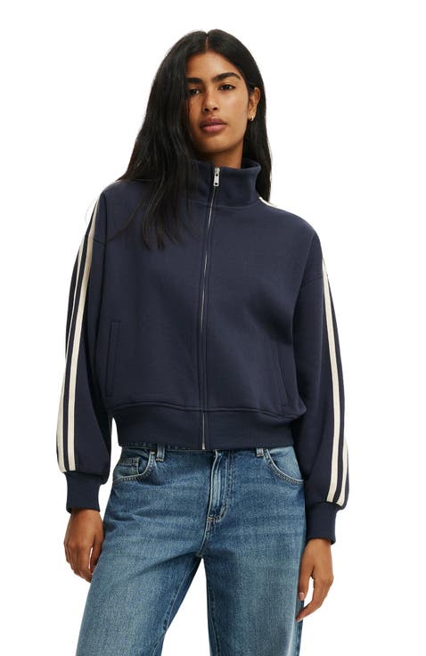 Women's Funnel Neck Fleece Zip Through