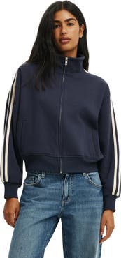 Cotton On Women's Funnel Neck Fleece Zip Through