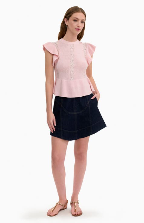 Rhea Lace Knit Sweater