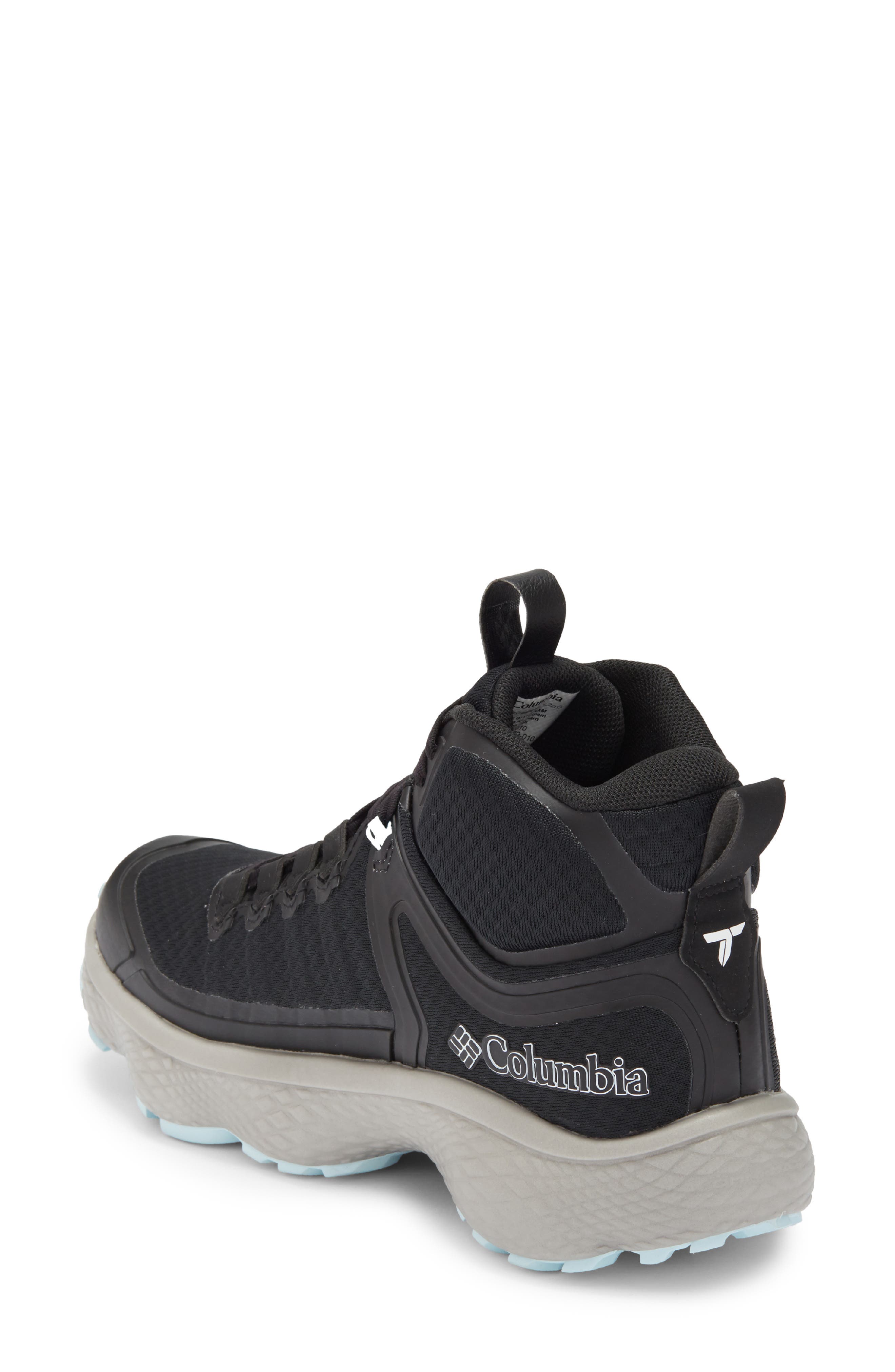 Columbia Escape Thrive Titanium OutDry Mid Hiking Shoe, Alternate, color, Black/ Marine Light