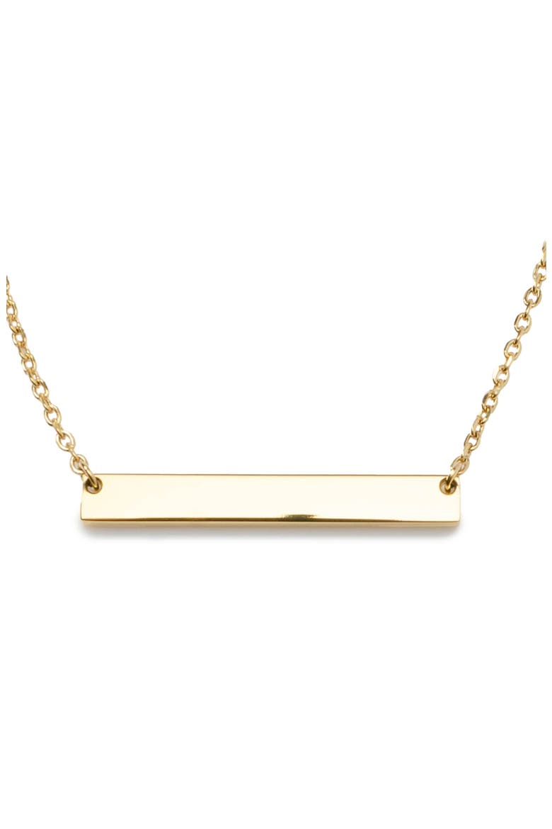 Men's Engravable Goldtone Necklace, Alternate, color, GOLD