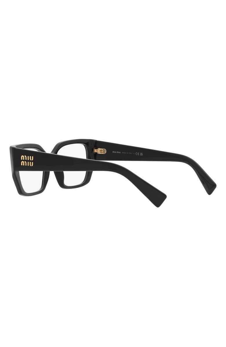 Miu Miu 54mm Rectangular Optical Glasses, Alternate, color, 