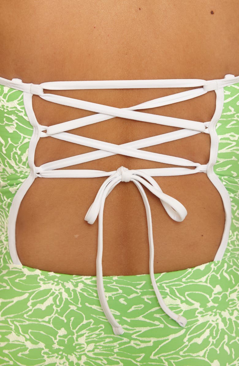 Becca Waterlily One-Piece Swimsuit, Alternate, color, 