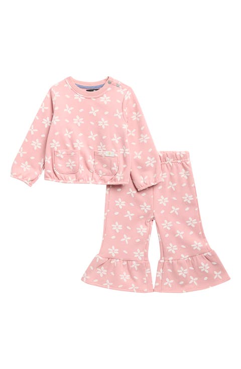 Kids' Fleece Flare Pant Set