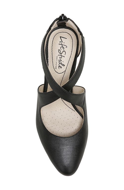 Shop Lifestride Giovanna 3 Pump In Black Textured