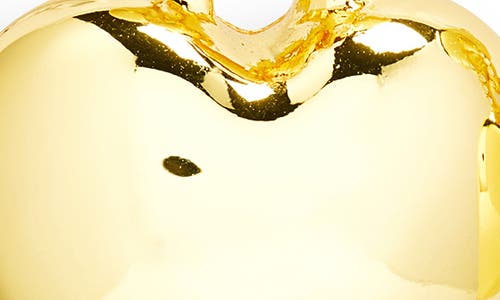 Kenneth Jay Lane Heart Drop Clip-on Earrings In Gold
