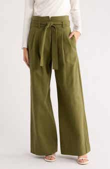 A.L.C. Emily Belted Twill Pants