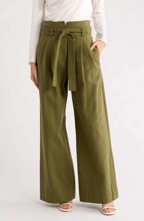 A.L.C. Emily Belted Twill Pants