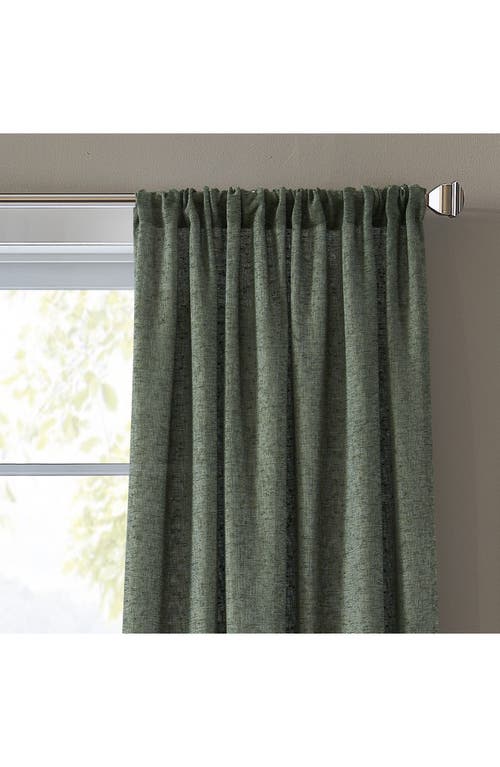 Dkny Set Of 2 Bouclé Chenille Curtain Panels In Olive