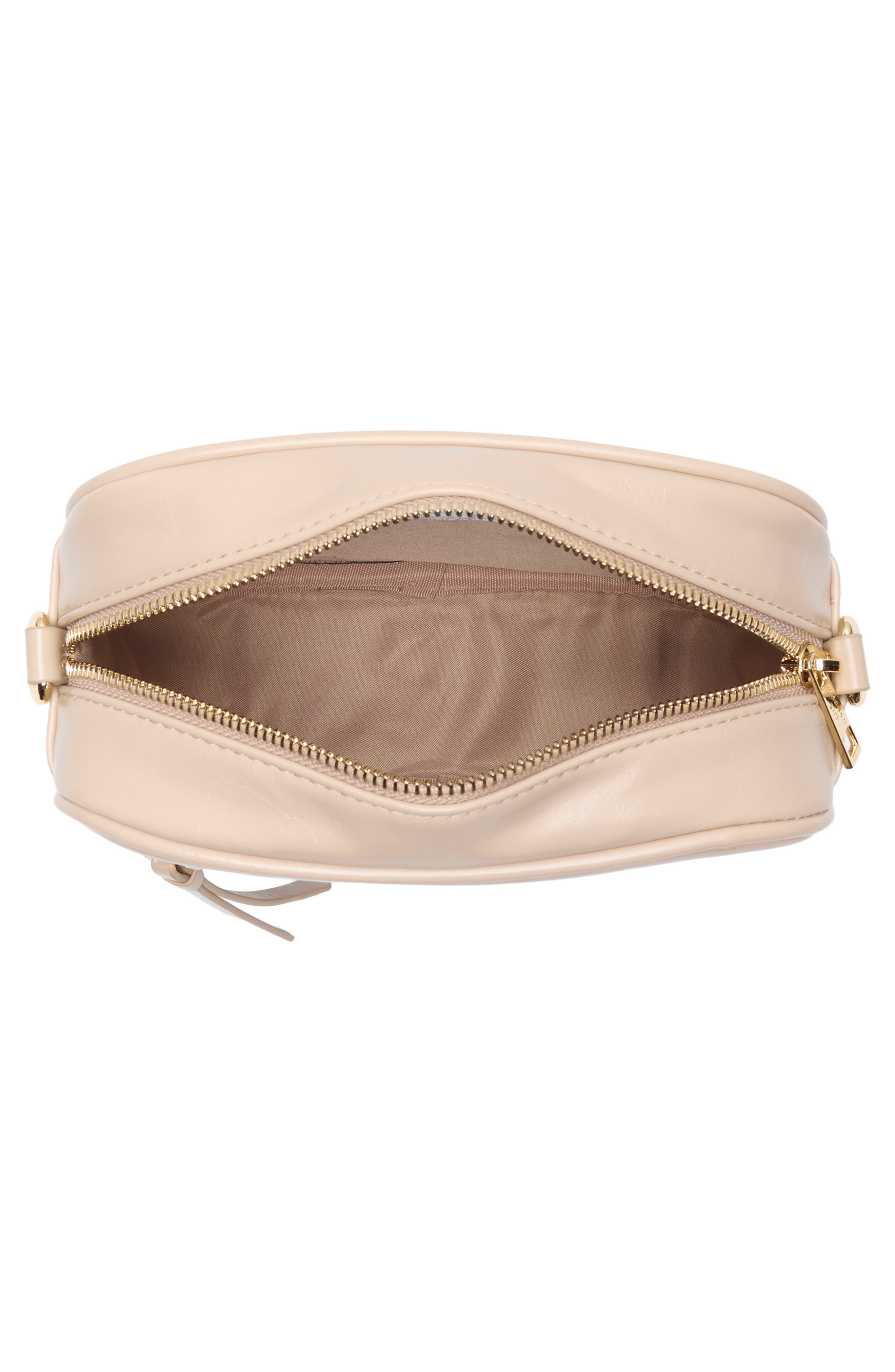 Madden Girl Kids' Faux Leather Camera Bag, Alternate, color, Taupe