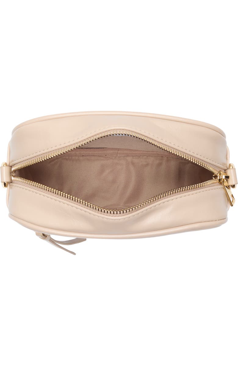 Madden Girl Kids' Faux Leather Camera Bag, Alternate, color, Taupe