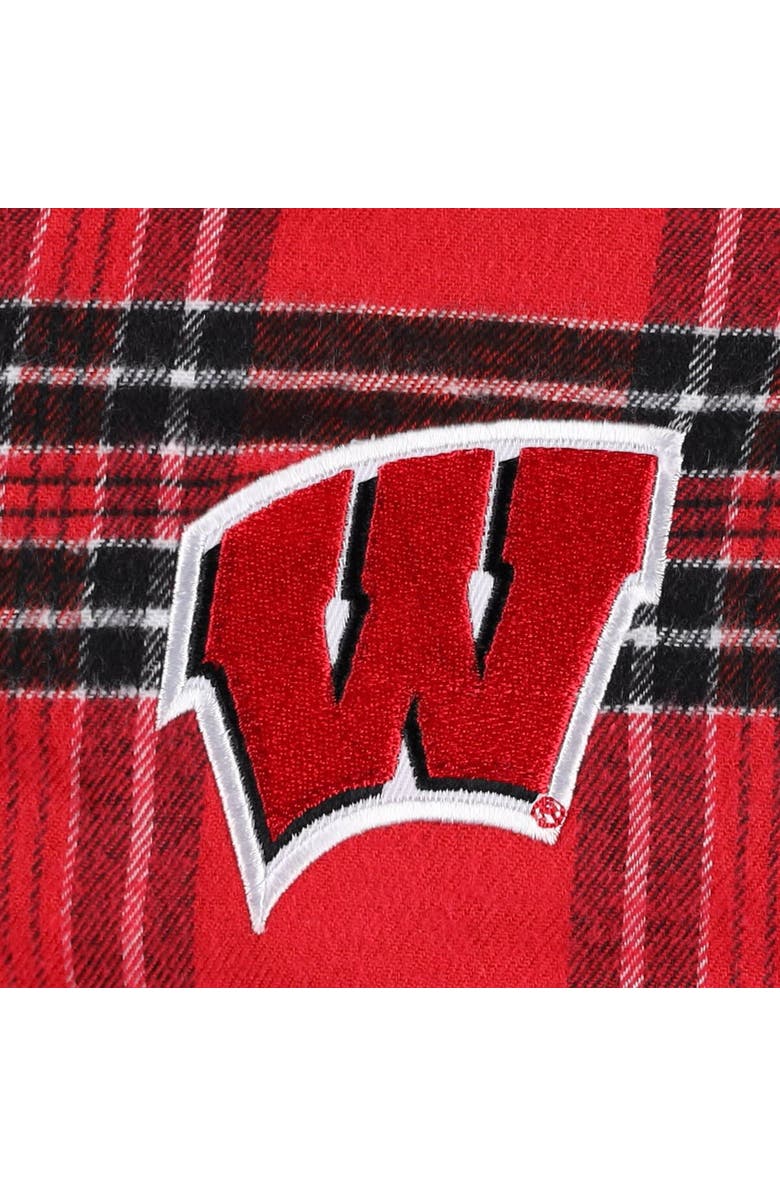 PROFILE Men's Profile Red/Black Wisconsin Badgers Big & Tall 2-Pack T-Shirt & Flannel Pants Set, Alternate, color, Red