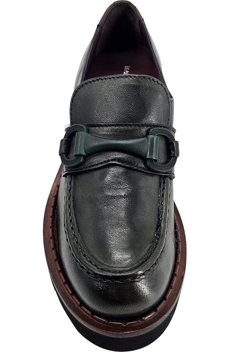 Madison Maison Lug Sole Chunky Loafer, Alternate, color, Green