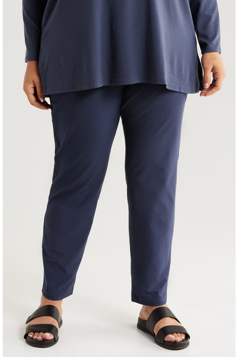 Slim Ankle Pants, Main, color, OCEAN