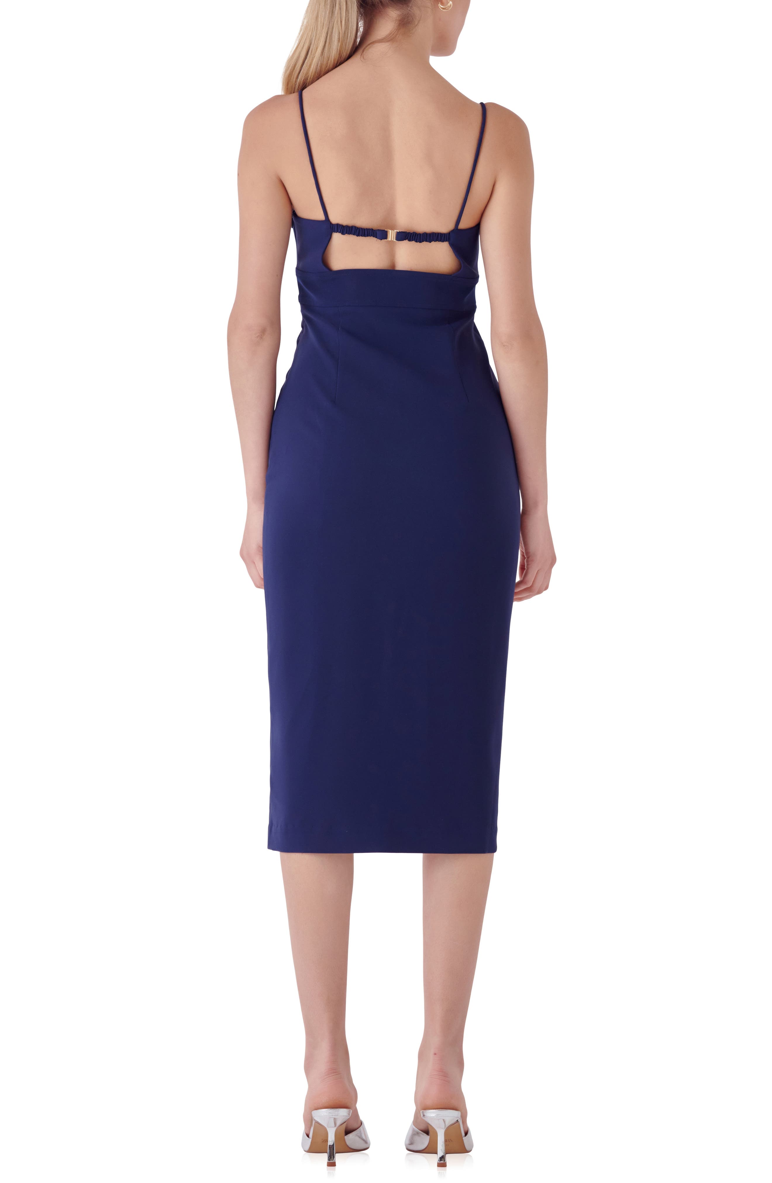 Strappy Midi Sheath Dress - image 4