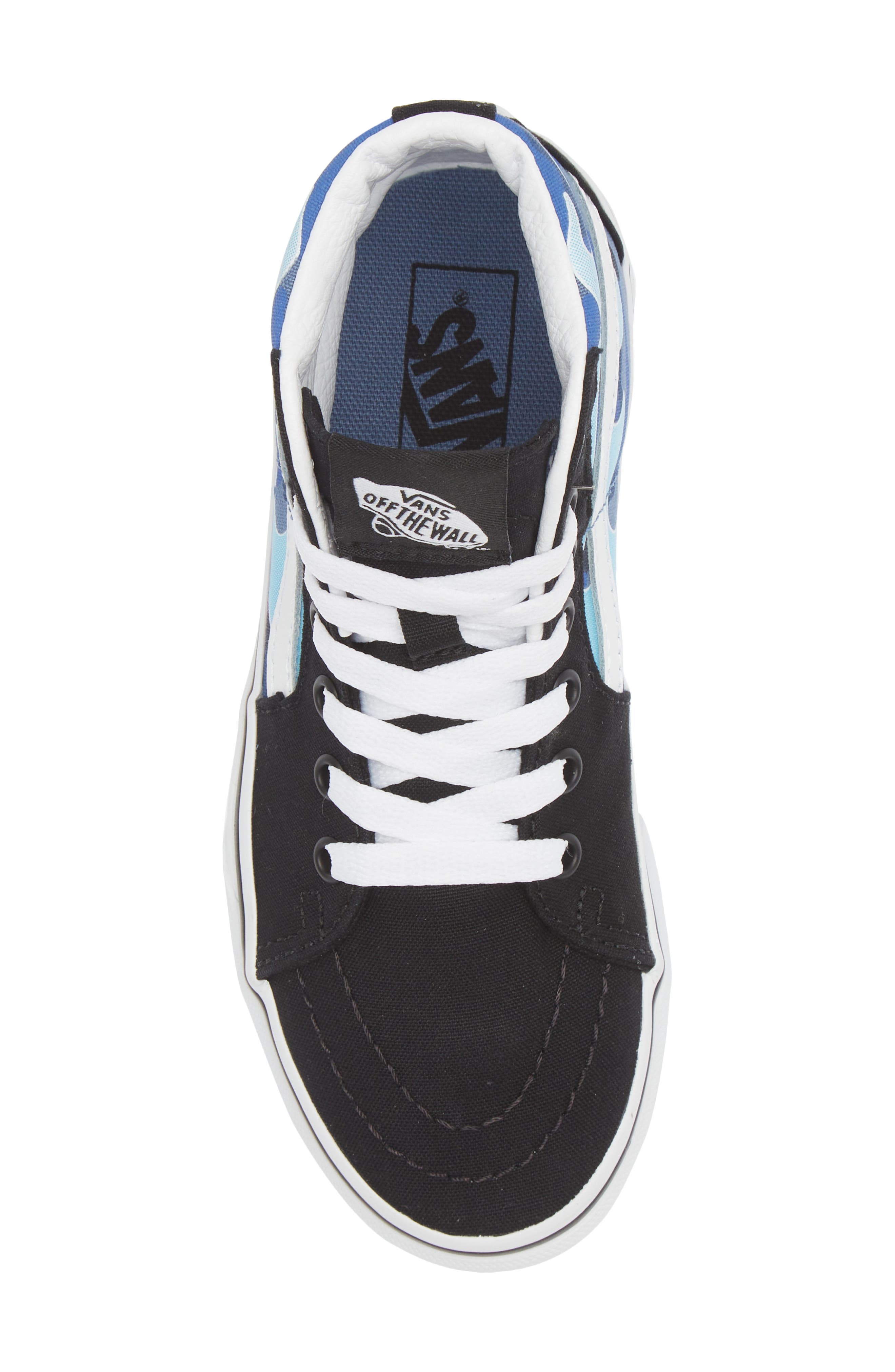 Vans Sk8-Hi Camo Flame High Top Sneaker, Alternate, color, 
