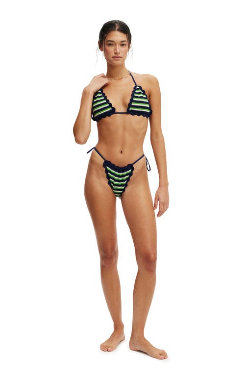 Shop Cotton On Body Crochet Tie Side Brazilian Bikini Bottom