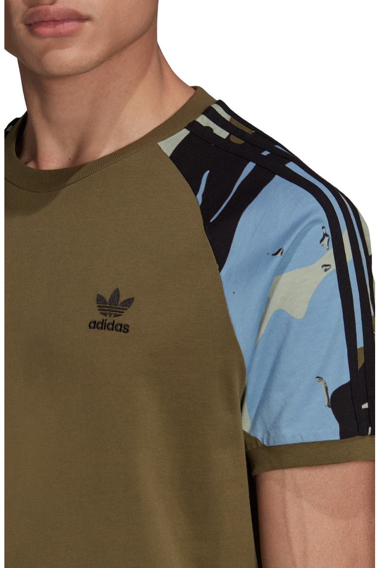 Camo Cali T-Shirt, Alternate, color, FOCUS OLIVE