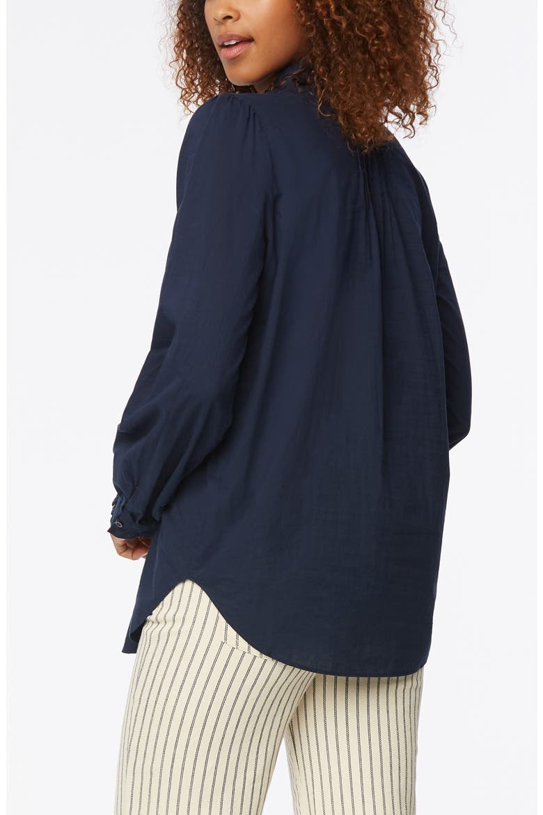 Pintuck Blouse, Alternate, color, OXFORD NAVY