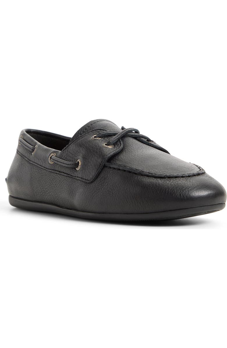 Sperry Slim Boat Shoe, Main, color, Black