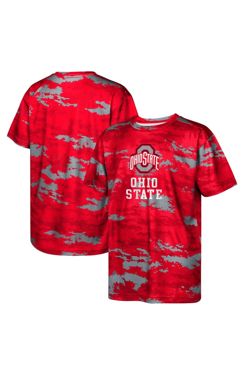 Outerstuff Preschool Scarlet Ohio State Buckeyes Scrimmage T-Shirt, Main, color, Scarlet