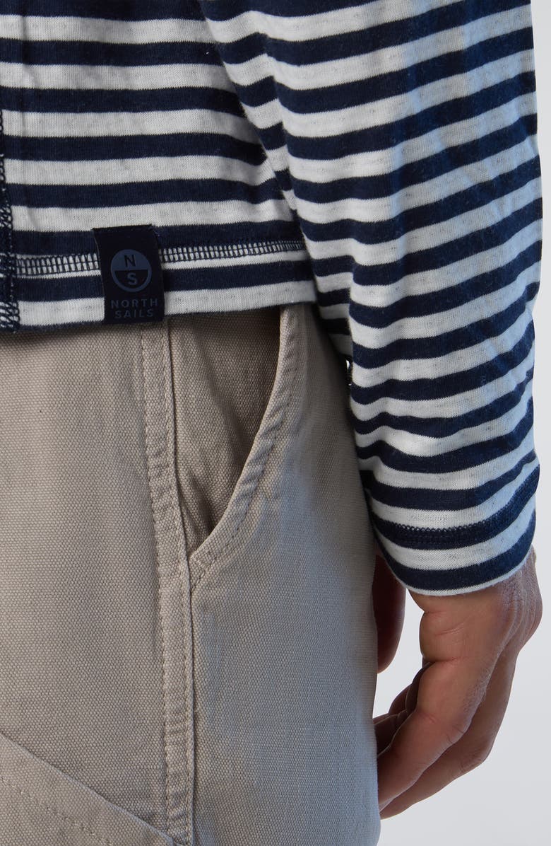 NORTH SAILS Reversible Stripe Long Sleeve T-Shirt, Alternate, color,