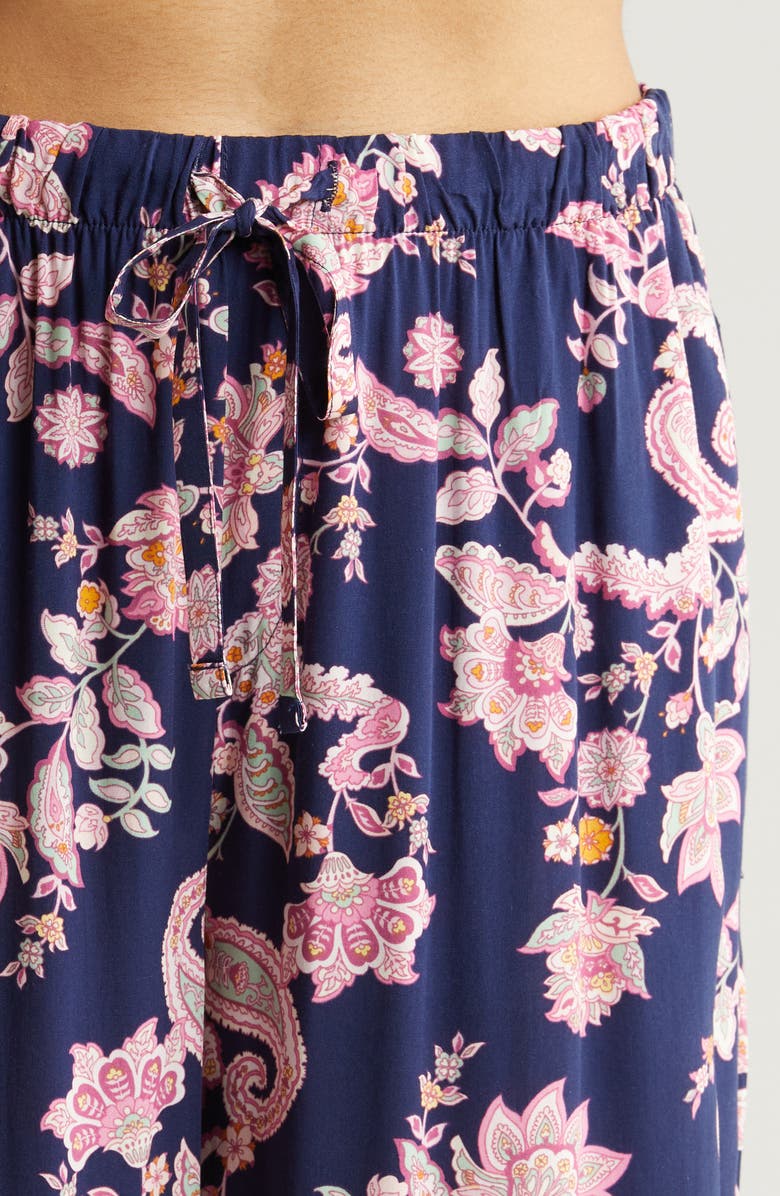 Papinelle Abigail Paisley Wide Leg Pajamas, Alternate, color, 