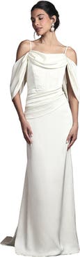 Coast Cowl Neck Satin Maxi Dress